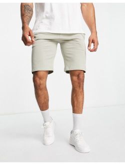 jersey shorts in sage