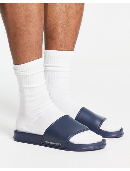 French Connection slides in navy