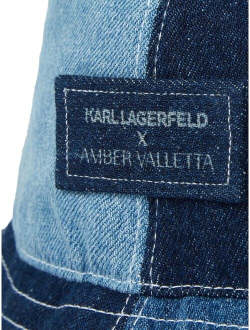 Karl Lagerfeld x Amber Valletta denim bucket hat