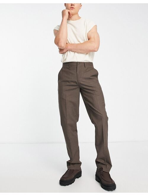 French Connection slim pants in taupe
