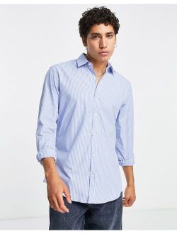 regular fit shirt in blue gingham