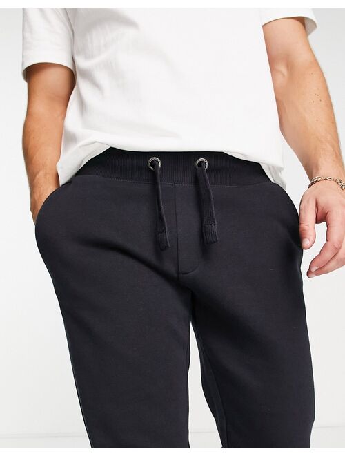 French Connection slim fit sweatpants in navy
