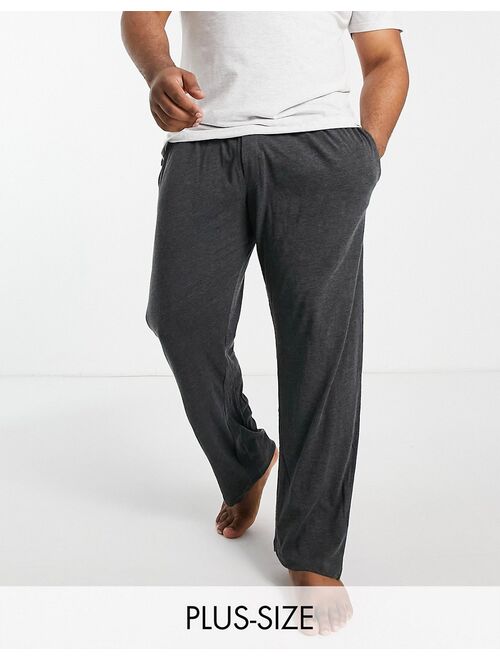 French Connection Plus lounge bottoms in gray
