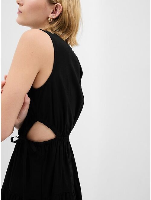 Gap Side-Tie Cutout Mini Dress