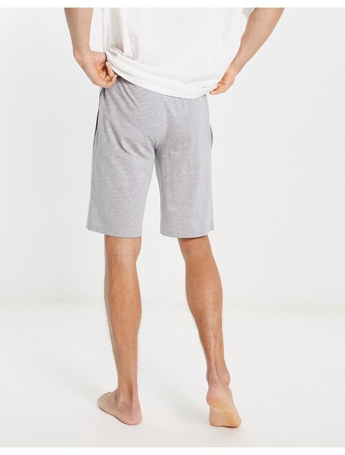 French Connection lounge shorts in light gray