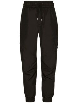 tapered cargo track pants