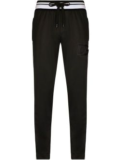 logo-tape track trousers