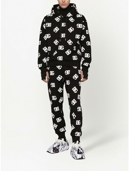 Dolce & Gabbana all-over logo-print track pants
