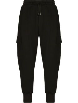 jersey cargo track trousers