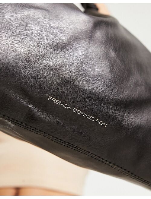 French Connection pouch shoulder bag in black