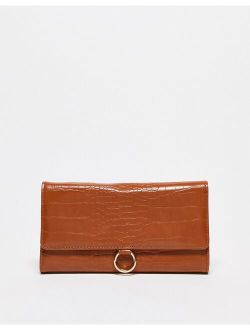ring wallet in tan