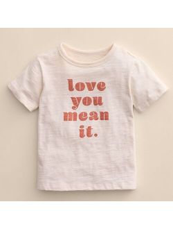 Kids 4-8 Little Co. by Lauren Conrad Organic "Love You Mean It" Graphic Tee
