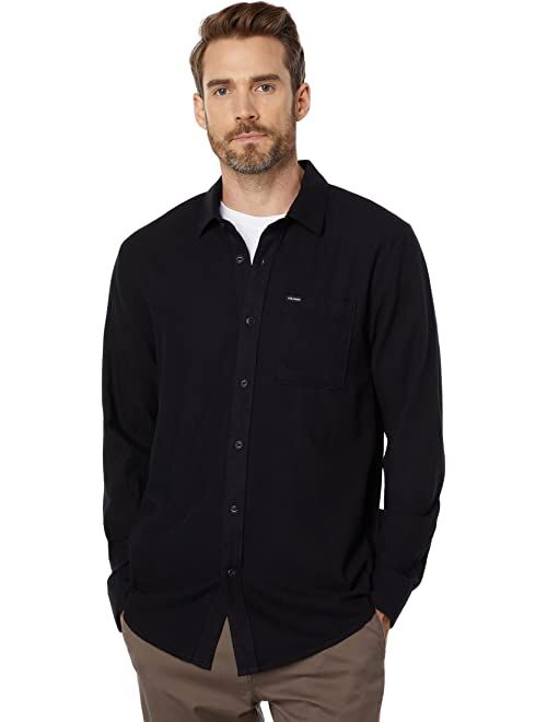 Volcom Caden Solid Long Sleeve Button-Up