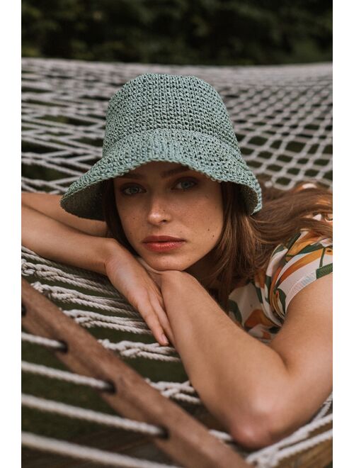 Wyeth Packable Straw Bucket Hat