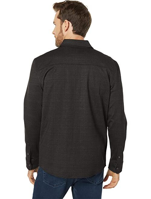 Johnston & Murphy Button Front Knit Shirt