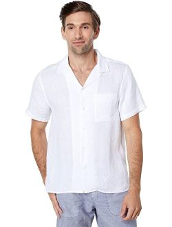 Hemp Club Collar Short Sleeve Shirt