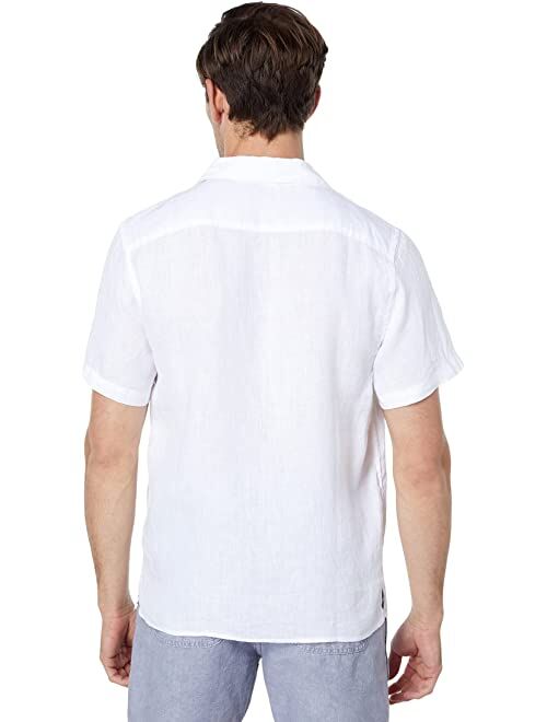 Lucky Brand Hemp Club Collar Short Sleeve Shirt