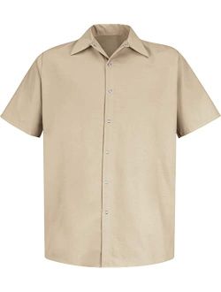 Red Kap Men's Specialized Pocketless Work Shirt