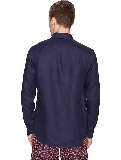 Vilebrequin Linen Long Sleeve Button Up