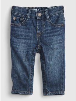 Baby 100% Organic Cotton Pull-On Slim Jeans