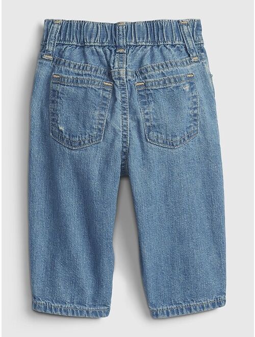 Gap Baby 100% Organic '90s Loose Fit Jeans with Washwell