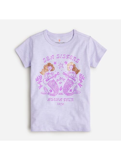 J.Crew Girls' short-sleeve "Sea sisters" graphic T-shirt