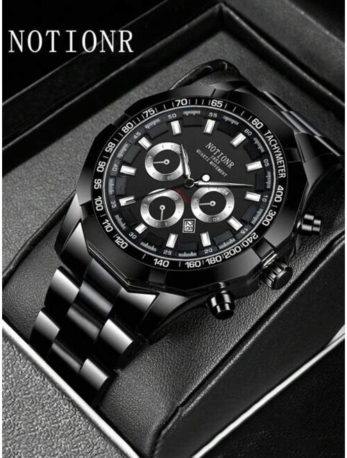 Watches&watchesSet Jewelry & Watches Men Water Resistant Date Quartz Watch