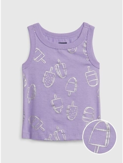 Toddler 100% Organic Cotton Mix and Match Graphic Tank Top