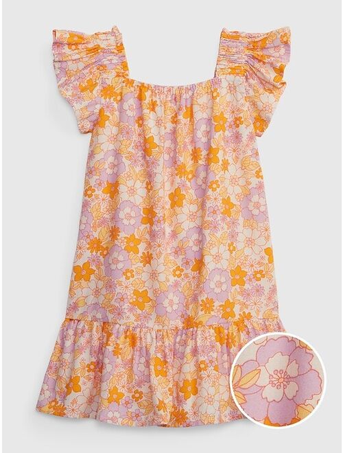 Gap Toddler Crinkle Gauze Floral Dress