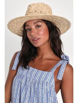 Wyeth Suki Natural Woven Straw Hat