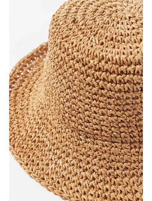 Urban Outfitters Charlie Straw Bucket Hat