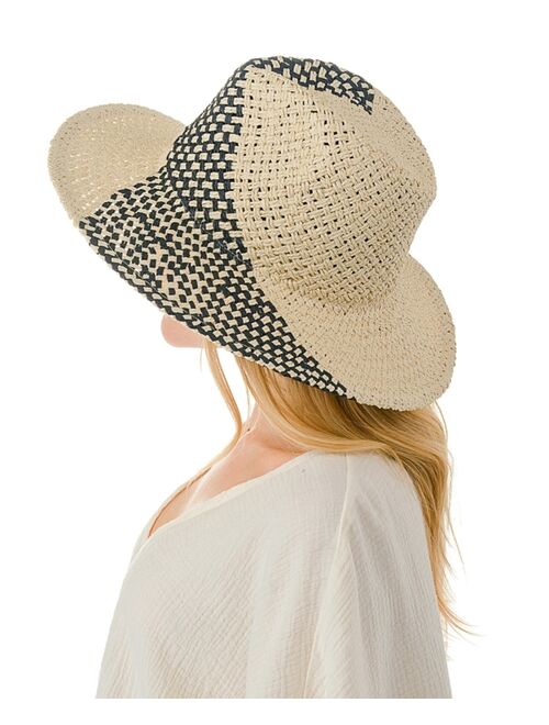 MARCUS ADLER Color Detail with Straw Panama Hat