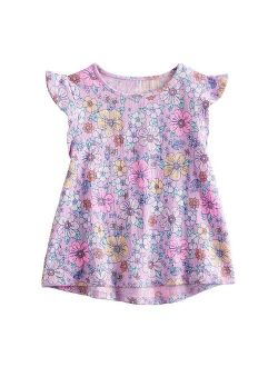 Toddler Girl Jumping Beans Printed Flutter Swing Top