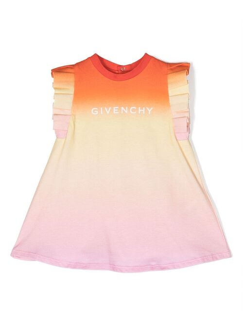 Givenchy Kids logo-print ombre dress