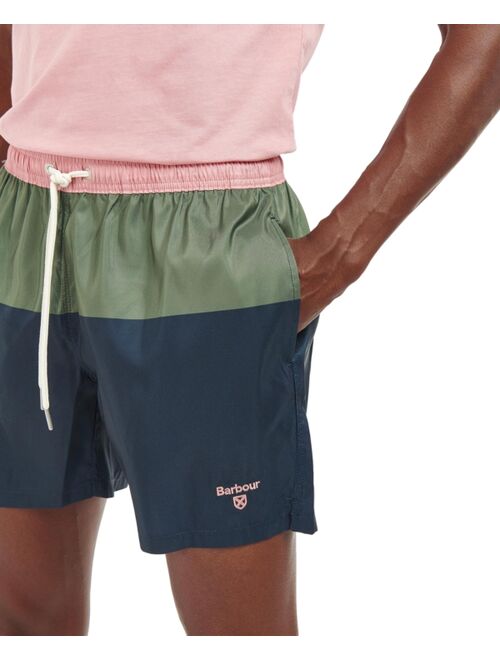 Barbour Men's John Drawstring Logo-Detail Swim Shorts