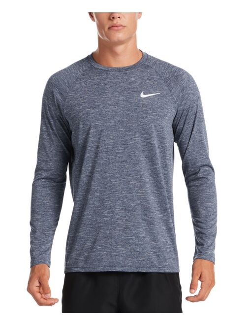 Nike Men's Heather Hydroguard Long Sleeve Swim T-Shirt