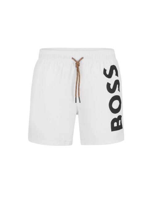 Hugo Boss BOSS Men's Quick-Drying Large Contrast Logo Swim Shorts