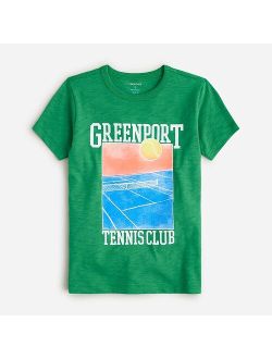 Kids' short-sleeve tennis graphic T-shirt