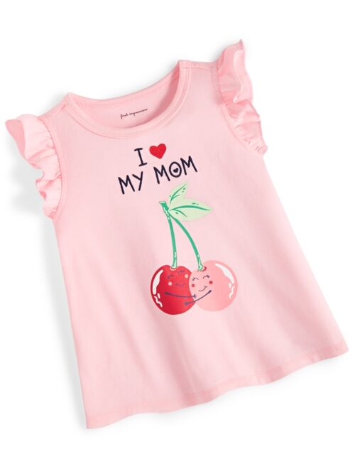 FIRST IMPRESSIONS Toddler Girls Cherry Mom T Shirt, Created for Macy's