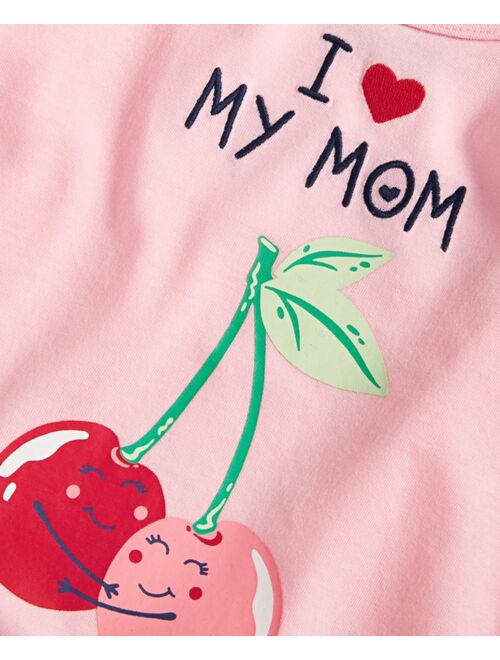 FIRST IMPRESSIONS Toddler Girls Cherry Mom T Shirt, Created for Macy's