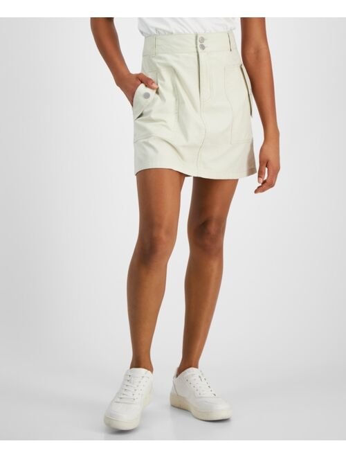 DKNY JEANS Women's Pocket Mini Skirt