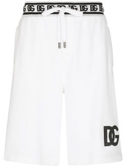 logo-print bermuda shorts