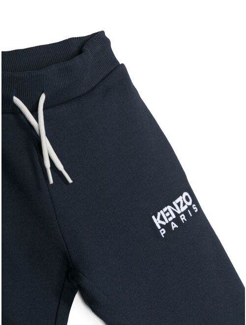 Kenzo Kids embroidered-logo track pants
