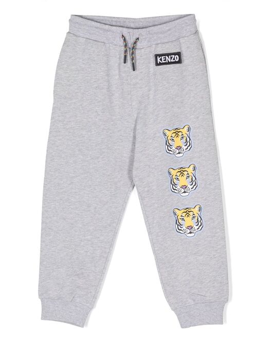 Kenzo Kids tiger-print track pants