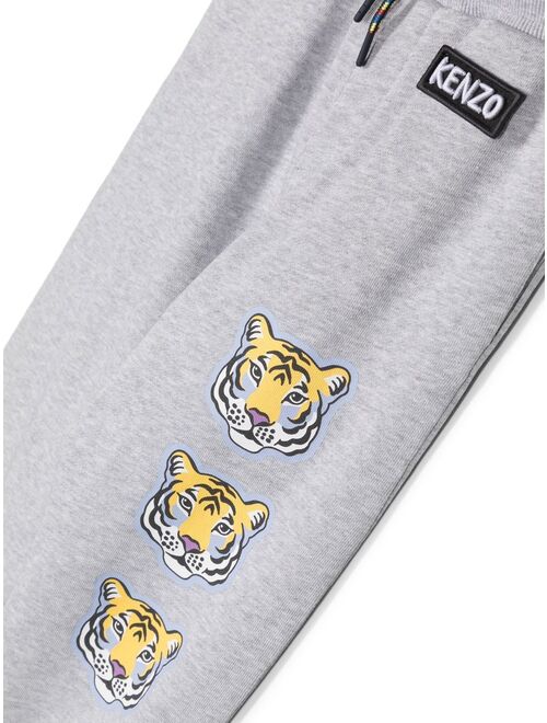 Kenzo Kids tiger-print track pants