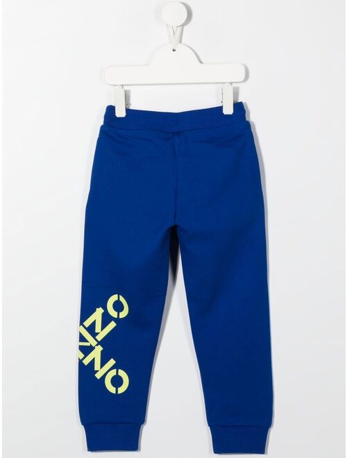 Kenzo Kids logo-print tracksuit trousers