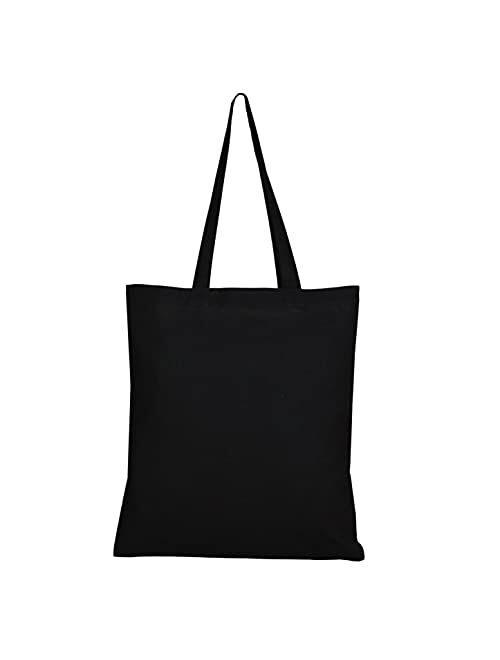 Eco Right Aesthetic Canvas Tote Bag for Women, Cute, Trendy & Reusable Cotton Bags for School, Shopping, Gym, Library and Beach, Perfect for Groceries, Gifts for Teachers