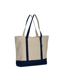 Earthwise Heavy Duty Cotton Canvas Tote Bag