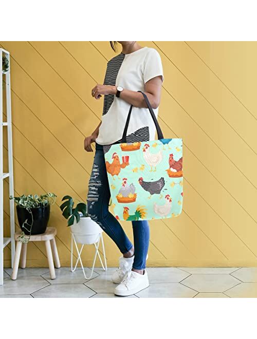 SUABO Tote Bag Kitchen Reusable Grocery Bags Canvas Shopping Bag for Outdoor