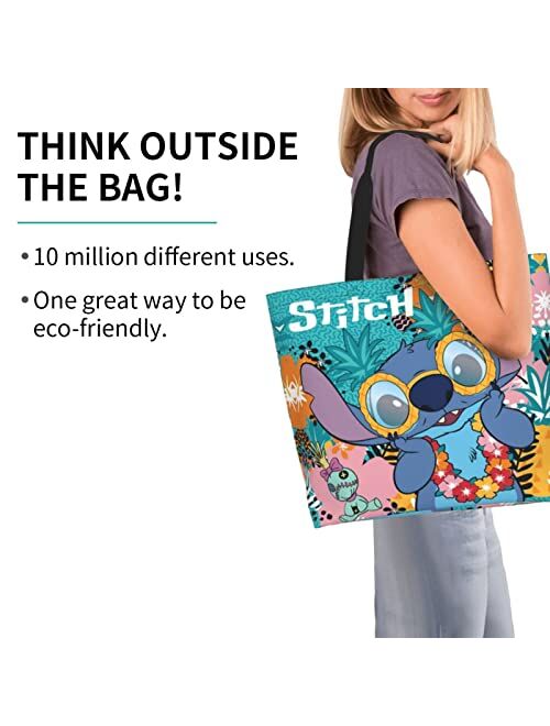 OONY Stitch Women Sling Bag Tote Bag Casual Reusable Handbag For Large Shoulder Bag Shopping Grocery Work